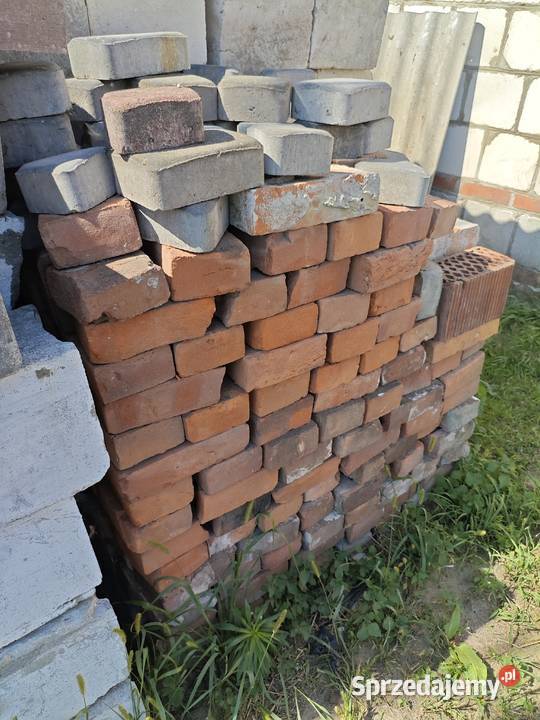 Cegła Kraśnicka stara cała 34 i połówki nowe i Pozostałe lubelskie