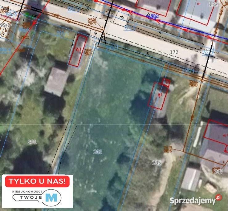 sprzedaży działki Bodzentyn 4800m2 asfalt Sprzedaż