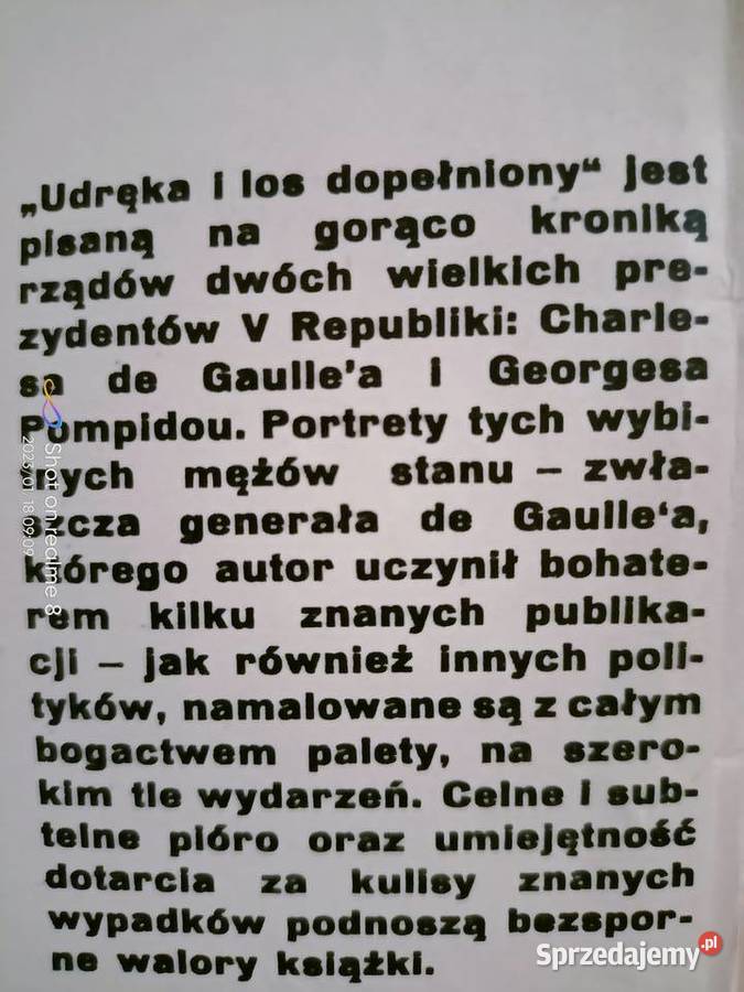 Udręka i los dopełniony książki Warszawa