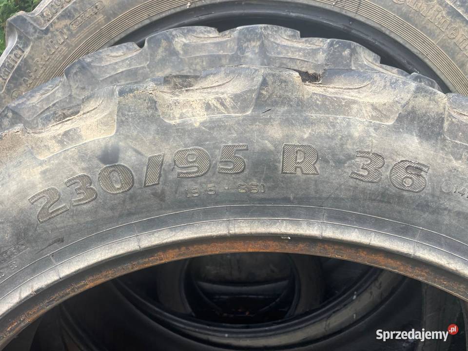 opony 23095r36 PIRELLI bieżnik ok 3 nie śląskie Rybnik