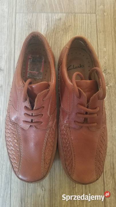 Buty CLARKS Superlihgt 4142 275 Skórzane półbuty Półbuty Białystok sprzedam