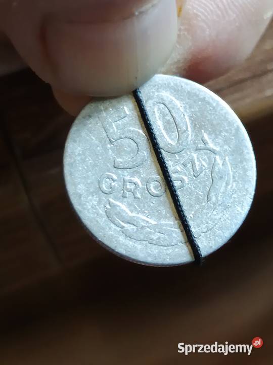 Sprzedam monete 50 gr 1949 r skretka Chełm sprzedam