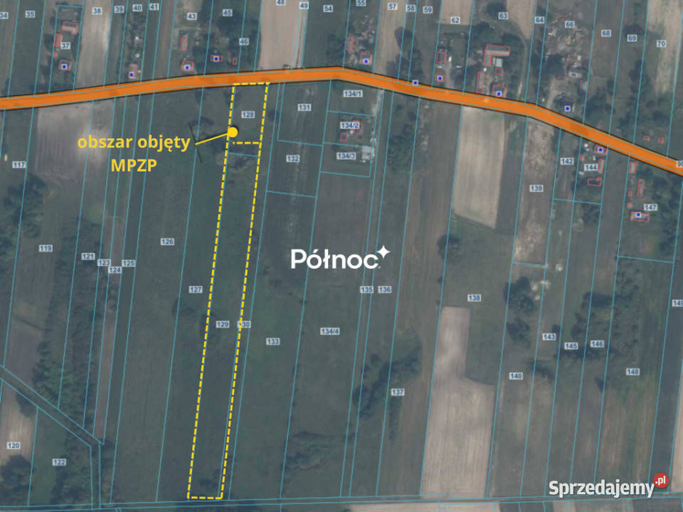 Działka rolno budowalna w Ludwinowie gm Chełm asfalt lubelskie Ludwinów