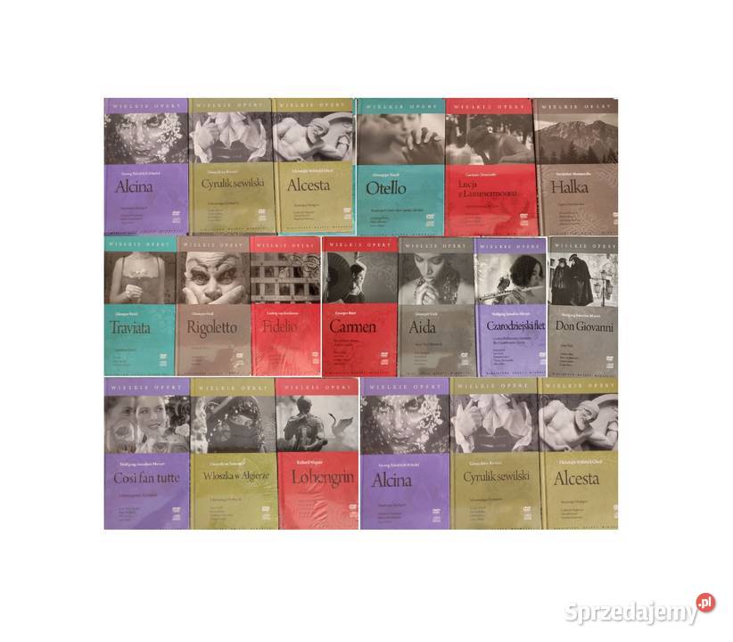 Wielkie Opery z CD DVD kolekcja książka cd Kielce sprzedam