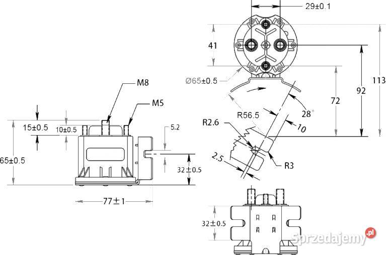 STARTER ZASILACZA AGREGATU HYDRAULICZNEGO 24V Solec Kujawski sprzedam