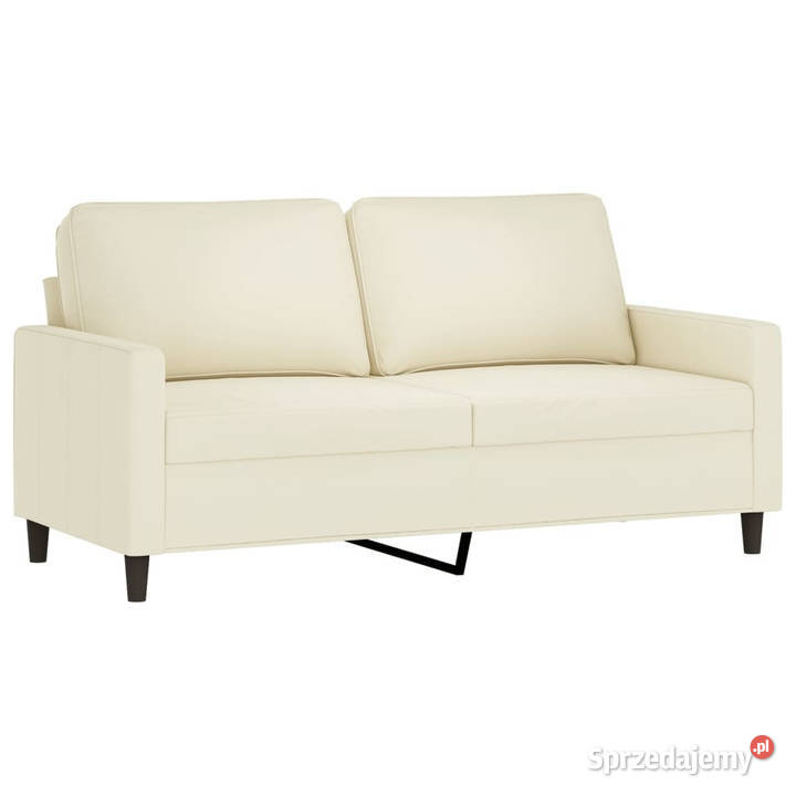 Sofa 2osobowa kremowy 140 tapicerowana aksamitem Sofy i kanapy mazowieckie Warszawa