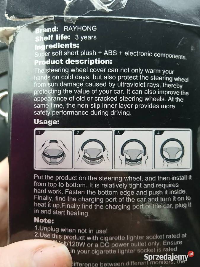 Ogrzewacz do kierownicy Kierownice Inowrocław