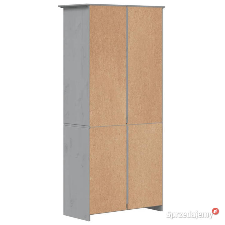 Biblioteczka BODO szara 82x40x173 sosnowa 5