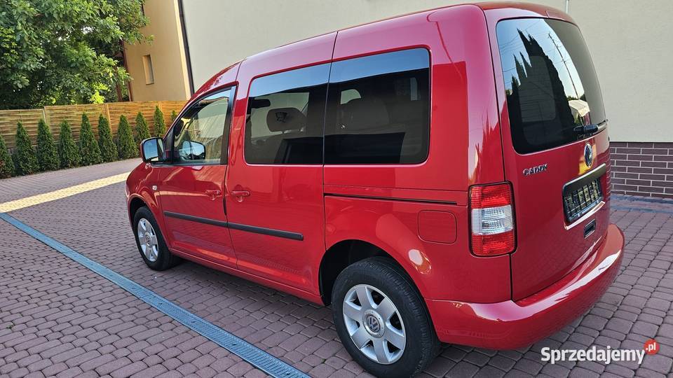 Volkswagen Caddy III 14 80 2008r 5 osobowy klima Caddy podkarpackie Zarszyn sprzedam