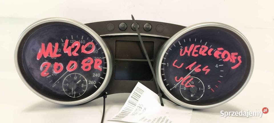 LICZNIK ZEGAR MERCEDES W164 A1645407148 Lipno