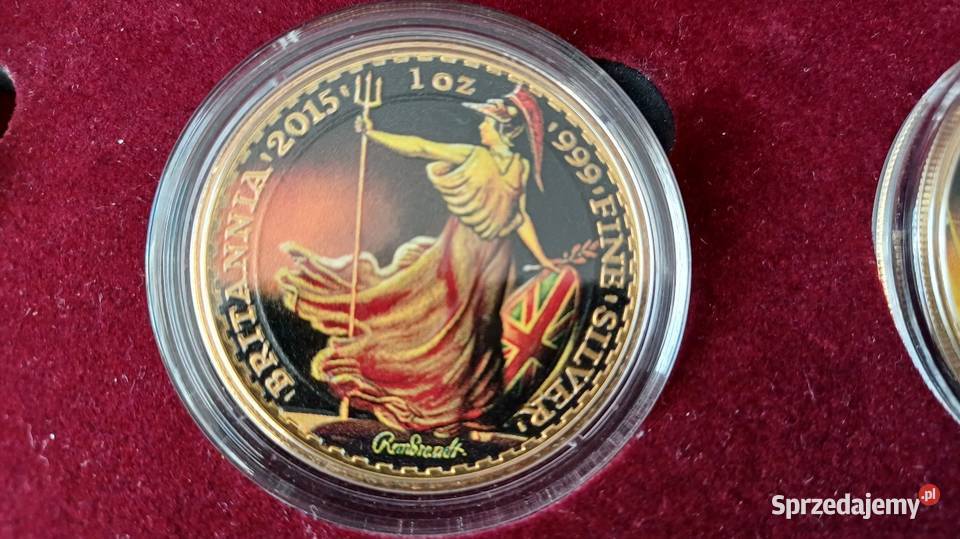 3 Monety Ounce Of Art 2015 Rembrant setBU 3x 1oz śląskie Bielsko-Biała