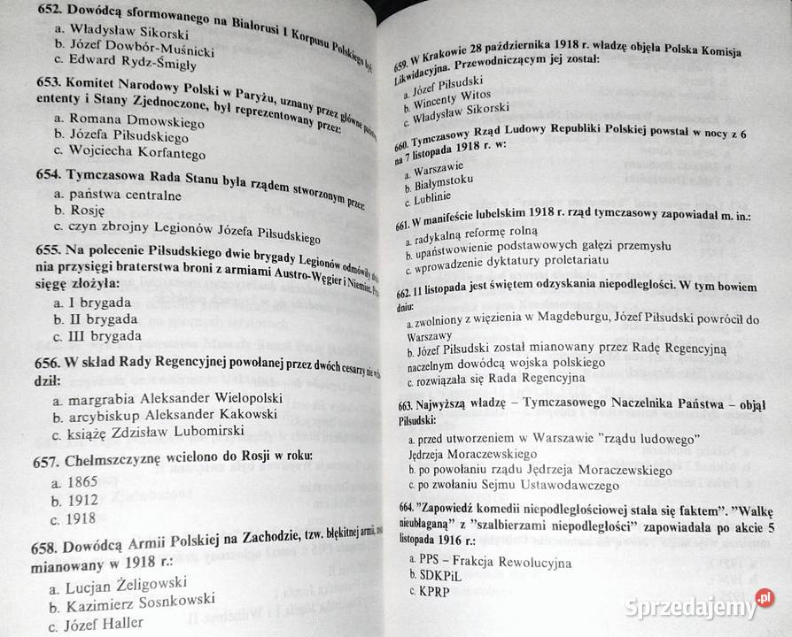 Testy z historii Jerzy Besala lubelskie Chełm