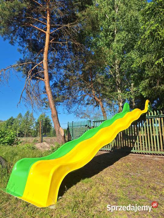 Zjeżdżalnia podwójna falowana 6m laminat RÓŻNE Dla Dziecka Sochaczew