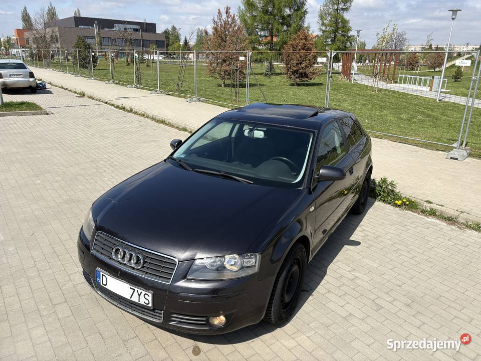 audi A3 8P 20 benzyna 150 automat klima 2003 lakier metallic Jelcz-Laskowice
