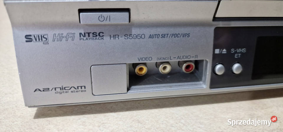 Magnetowid JVC Super VHS ET Video SVHS HRS5950 Magnetowidy Międzychód
