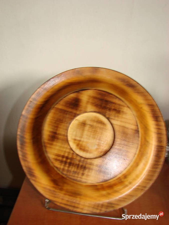 drewniany talerz Rękodzieło Pruszcz Gdański