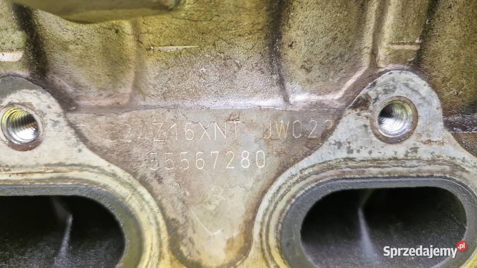 Głowica silnika Opel 16 Turbo Benzyna 16 XNT Łuków