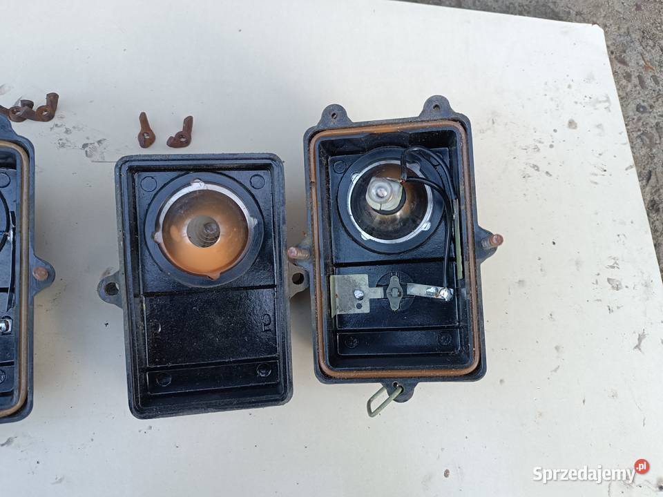 Latarka sygnalizacyjna stara PRL kolejowa do Jasło