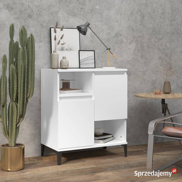 Komoda biała 60x35x70 materiał drewnopochodny
