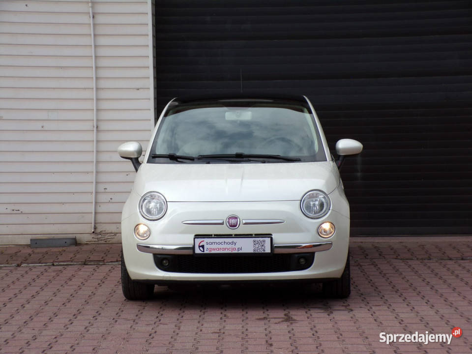 Fiat 500 BiałaPerła Gwarancja 2012r I 2007 immobilizer