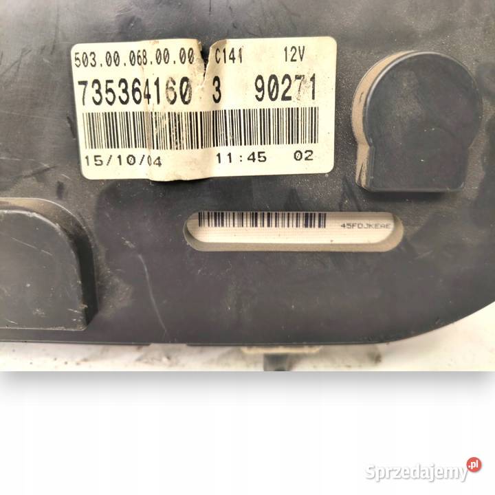 LICZNIK ZEGARY 735364160 Fiat Idea 12 14 16V 13 Chełm