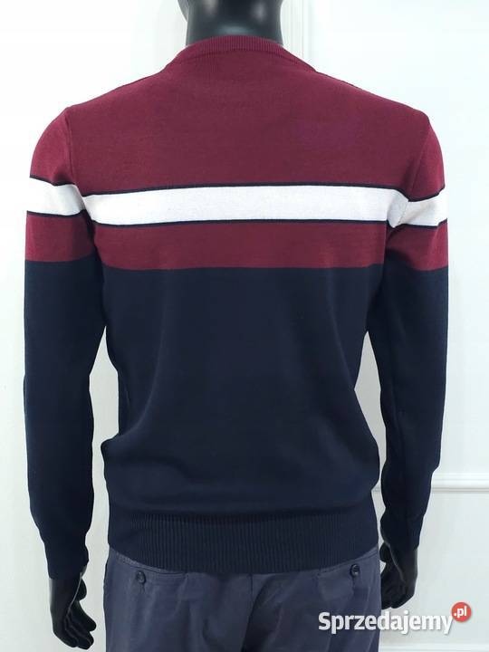 Sweter meski w paski L XL XXL Rozmiar L Swetry i golfy Poznań