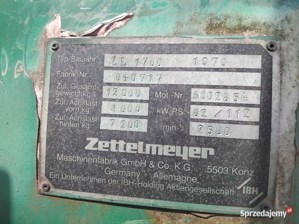 Ładowarka przegubowa Zettelmeyer Ładowarki rolnicze sprzedam
