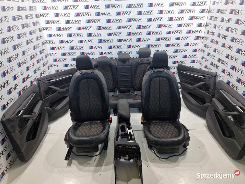BMW X1 F48 LCI FOTELE KANAPA BOCZKI GRZANE PÓŁ osobowe