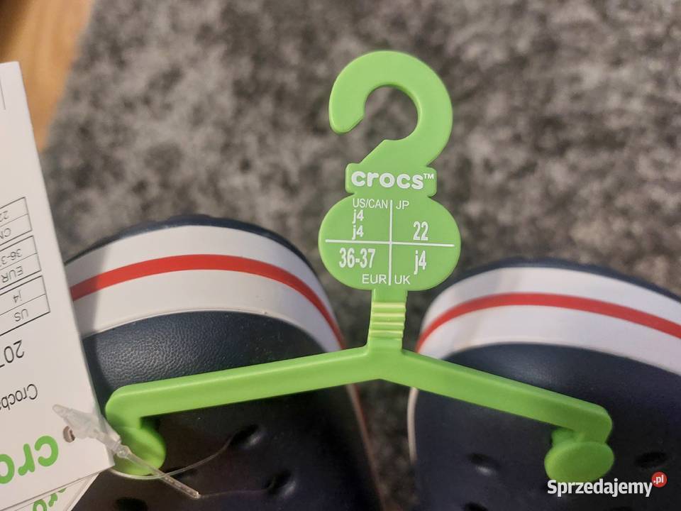 NOWE Oryginalne klapki Crocs Crocband navy Pleszew