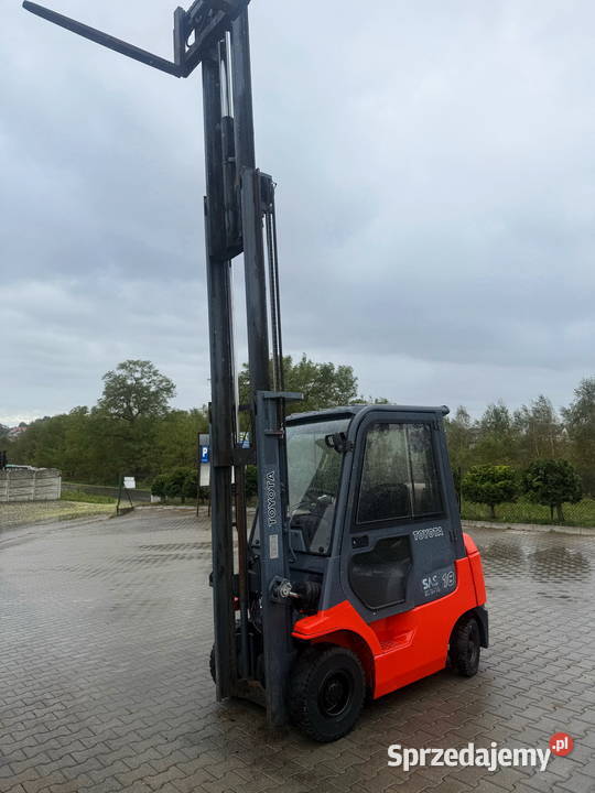 wózek widłowy TOYOTA 7FGF18 LPG 1800 Triplex gaz Działoszyn