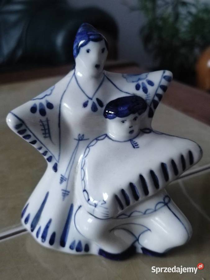 Porcelana figura Gzhel ZSRR lata 70 te sprzedam
