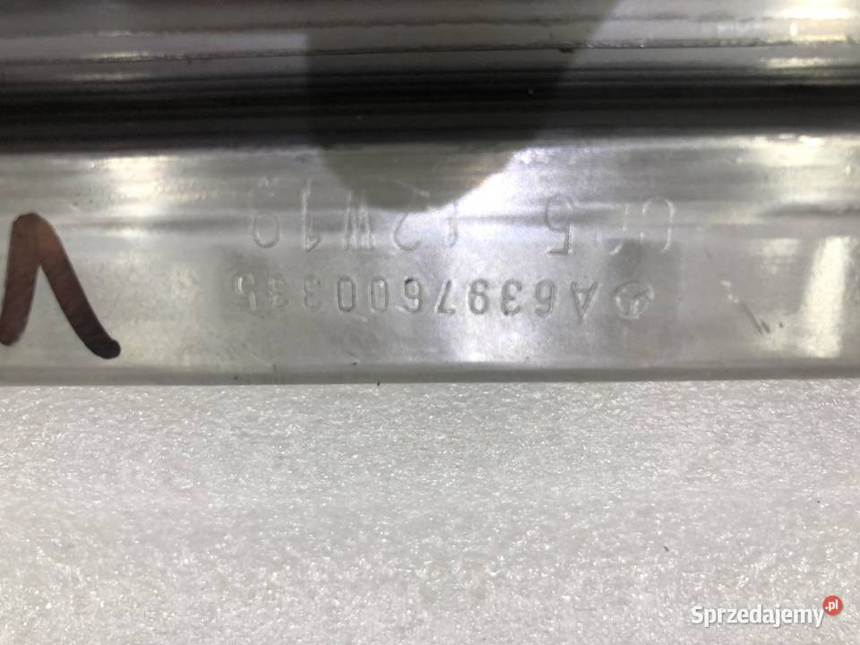 SZYNA PROWADNICA DRZWI MERCEDES W639 A6397600335 wielkopolskie