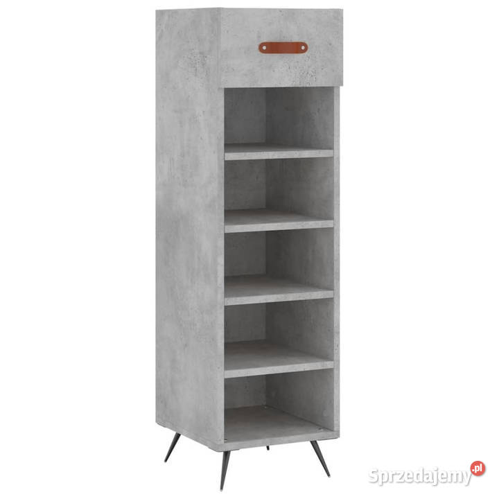 Szafka na buty szarość betonu 30x35x105 WM829648 mazowieckie Warszawa sprzedam