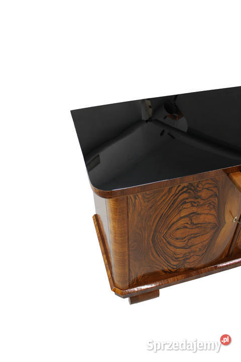 Niepowtarzalna komoda art deco z czarnym blatem Bydgoszcz