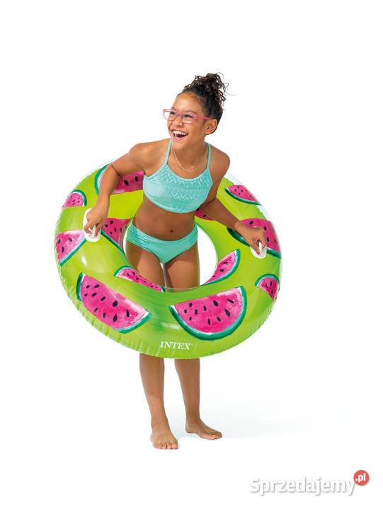 Koło dmuchane do pływania o średnicy 107 z wielkopolskie sprzedam