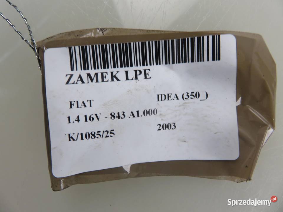 ZAMEK LEWY PRZEDNI FIAT IDEA 350 51708421