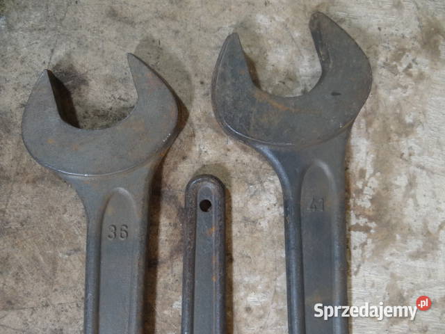 3 klucze płaskie WFR 30 36 40 org DDR lubuskie Żary