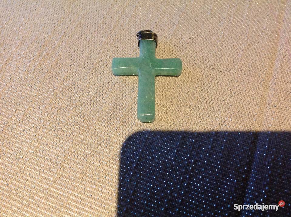 Duży Krzyżyk z kamienia naturalnego Ametyst Nowa Sól