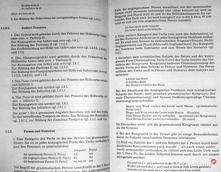 Deutsche Grammatik Gerhard Helbig Joachim Buscha Chełm