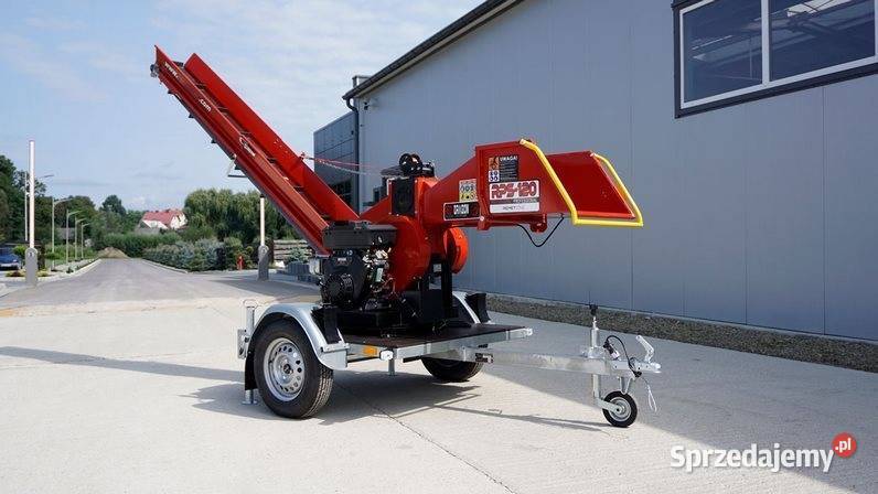Rębak REMET CNC RPS120 27 przyczepka obrotnica 8 Myszków