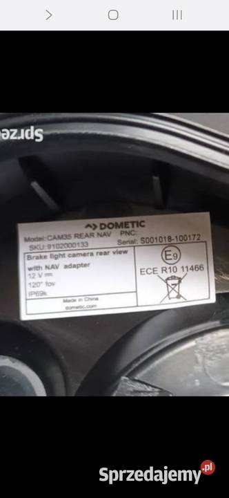 Kamera cofania Dometic Cam 35 Kutno