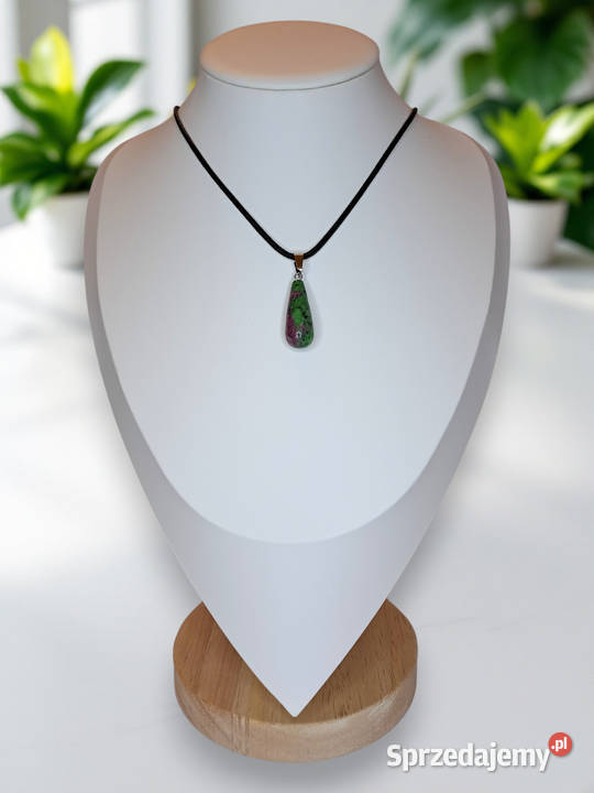 Komplet kolczyki i zawieszka z zoisytu ZOISYT Z sprzedam