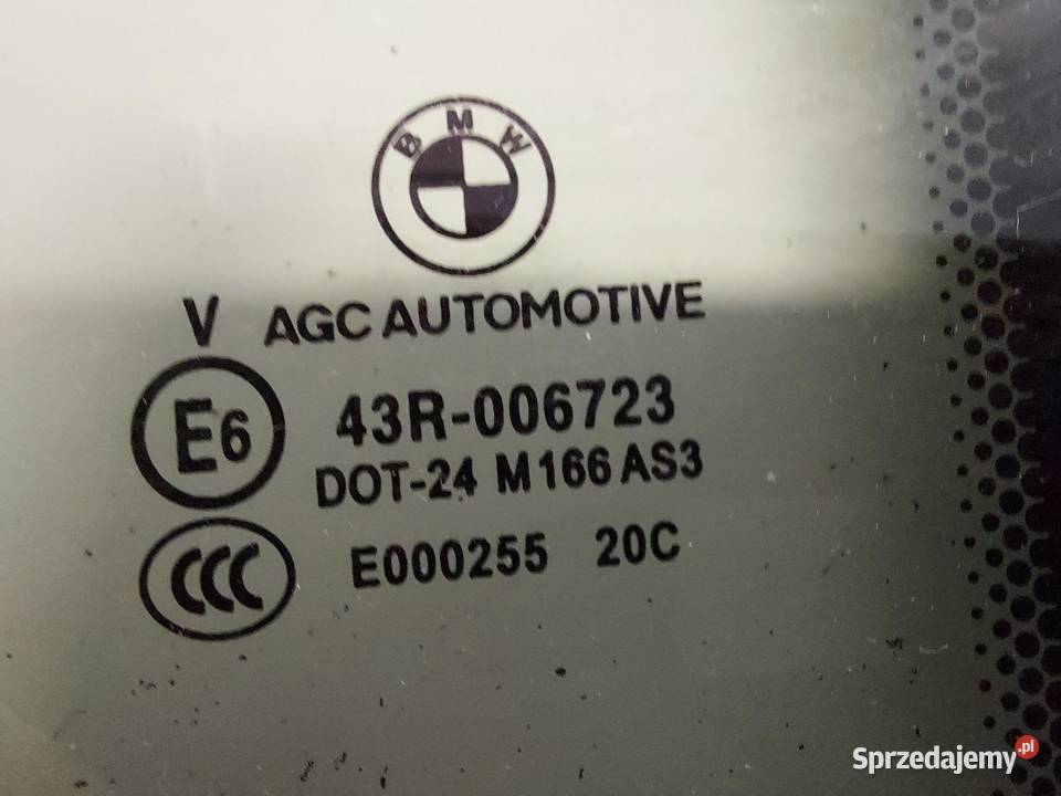 BMW i3 i01 REX Szyba karoseryjna tył prawa AS3 Szyby sprzedam