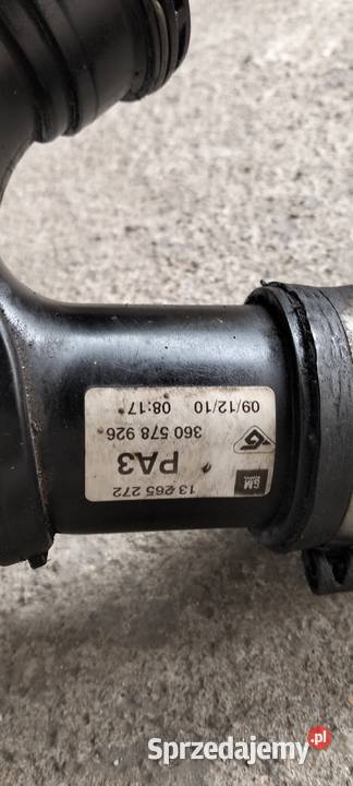 wąż przewód intercoolera 360578926 Opel Astra J Lubin