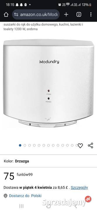 Suszarka do rak Modundry Pozostałe śląskie