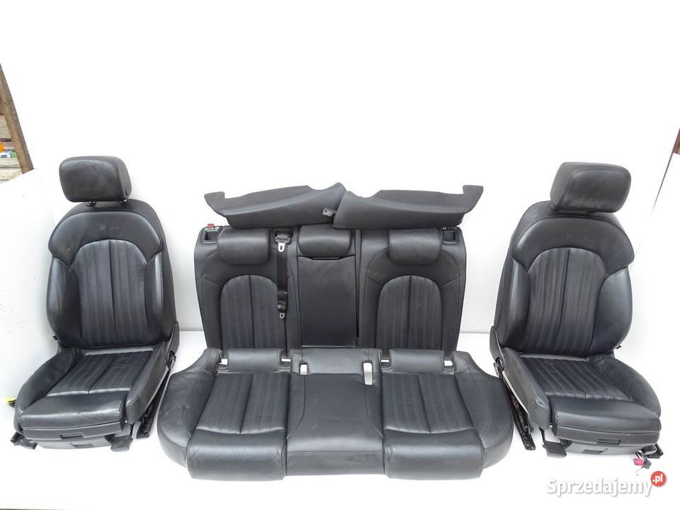 FOTELE FOTEL KANAPA SKÓRA KOMPLET SLINE AUDI A6