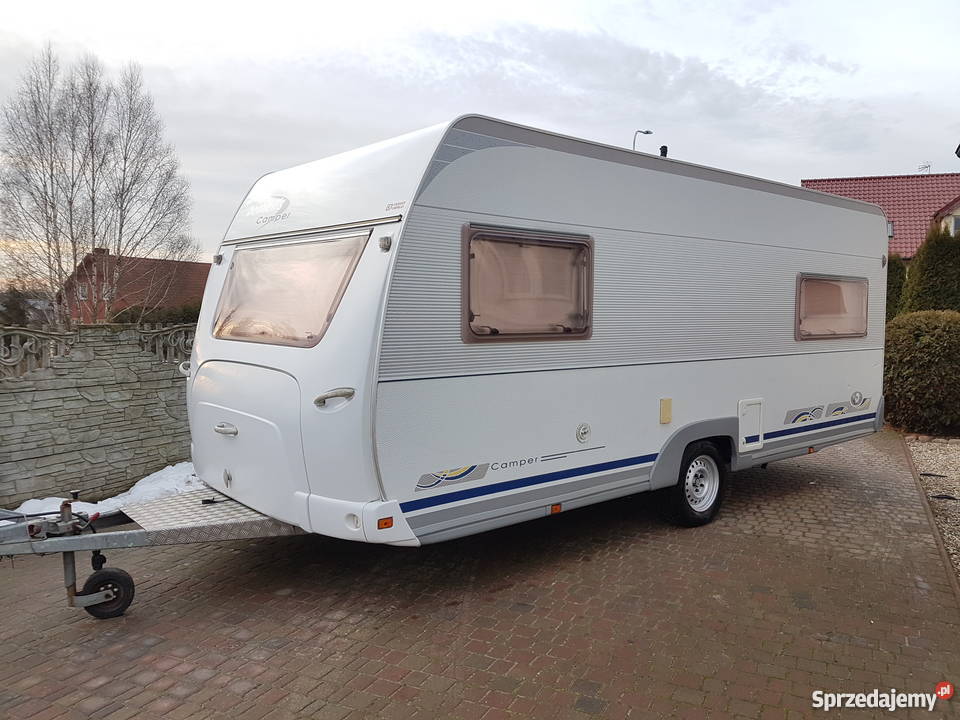 przyczepa Dethleffs łóżka piętrowe x3 Oborniki sprzedam