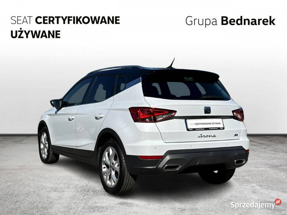 Seat Arona Bezwypadkowy Salon Polska Serwis ASO biały Łódź