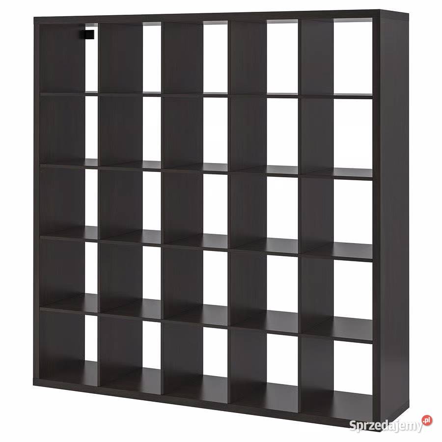 Regał IKEA KALLAX 182x182 5 drzwiczek czarnybrąz Regały Góra Bałdrzychowska-Kolonia