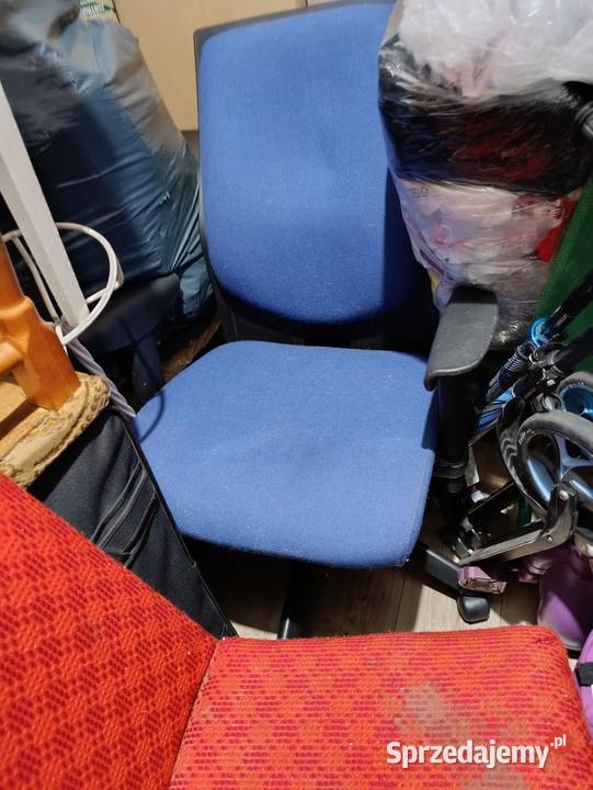 krzesło obrotowe niebieskie do pilnej sprzedaży wielkopolskie Poznań